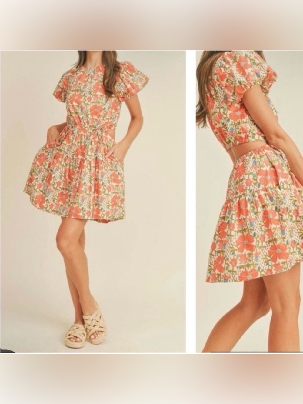&MERCI Cutout Lindsay Sun Dress - Medium